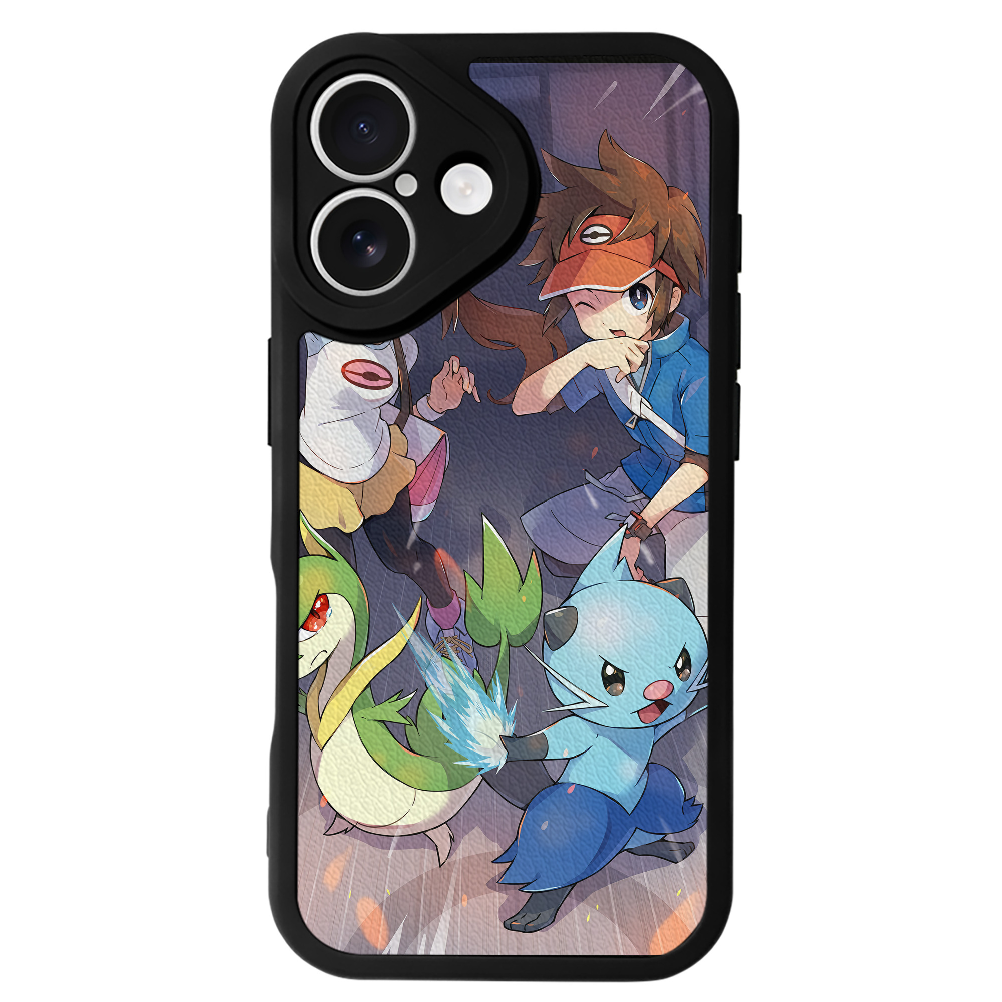 （画像用） ポケットモンスター Pokémon 【iPhone 16シリーズ対応】シリコンスマホケース（レザー調） 材質：シリコン